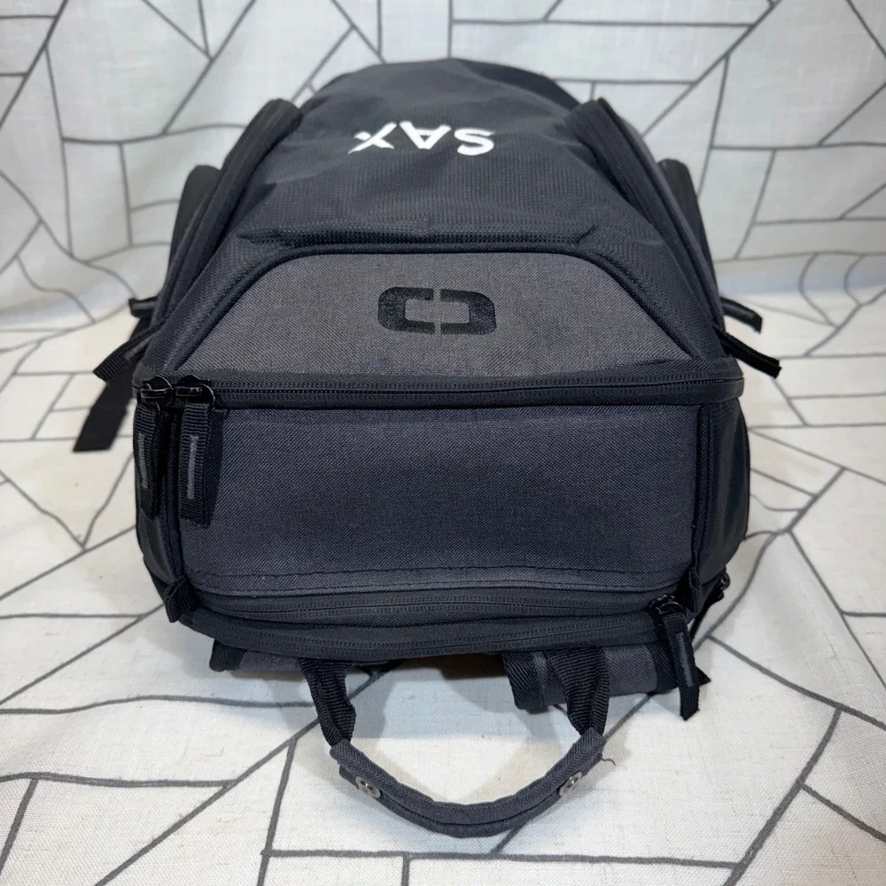OGIO Backpack Large Black SAX Embroidered Tech Travel Laptop Bag